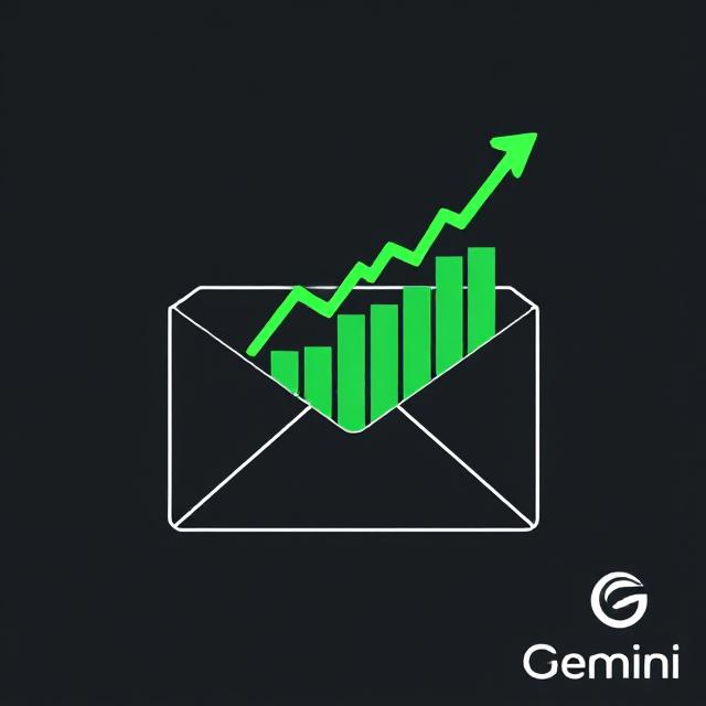 Hírlevél írás MI-vel: Konverzióra optimalizált e-mail és a Gemini logó